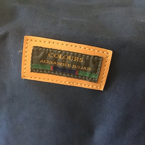 Alexander Julian Colours Men’s Canvas Duffle Bag Hunter Green  & Dk Blue  Unisex - Picture 5 of 15